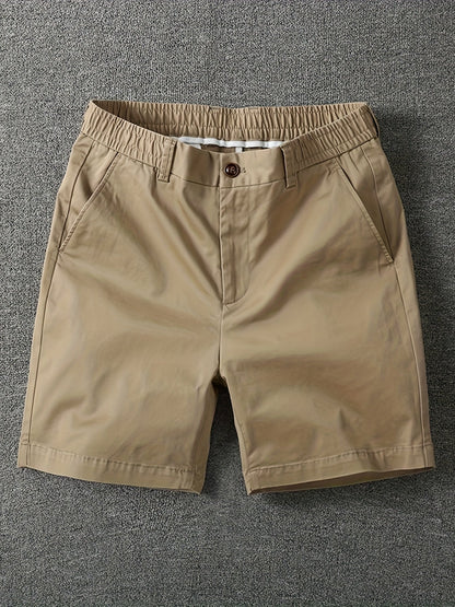 Summer Micro-elastic Casual Shorts, Four-tenths Length Shorts