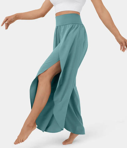 Zoe – Weite Damenhose mit hohem Bund