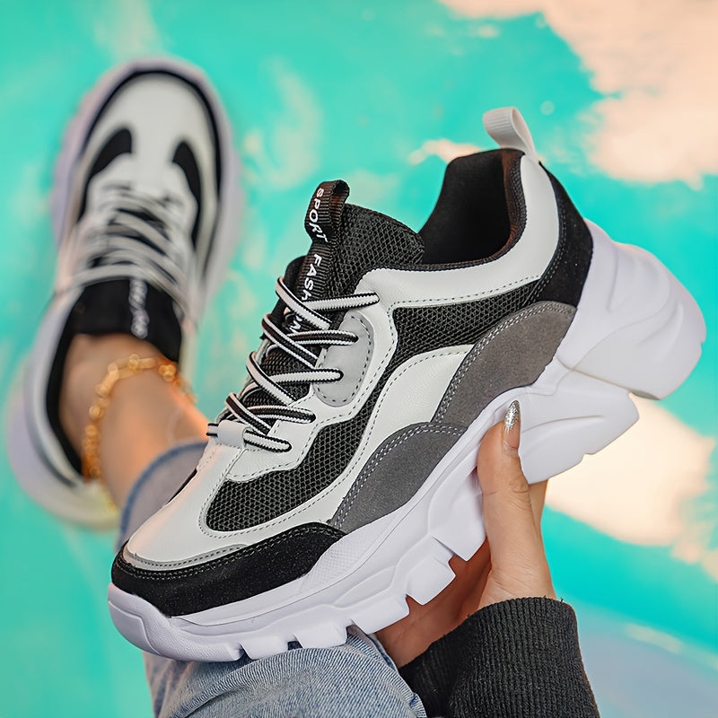 Damen Chunky Sneaker im modernen Stil – Trendige Freizeitschuhe für Alltag & Sport