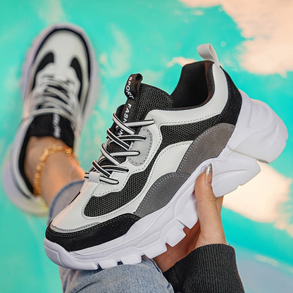 Damen Chunky Sneaker im modernen Stil – Trendige Freizeitschuhe für Alltag & Sport