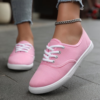 Damen Sneaker Low-Top Freizeit Klassisch Bequem Alltagsschuhe
