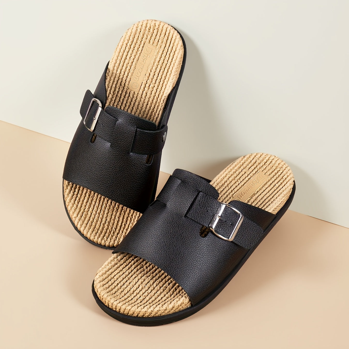 Herren Slide-Sandalen – Bequeme Freizeitschuhe mit Schnalle, ideal für Alltag & Freizeit