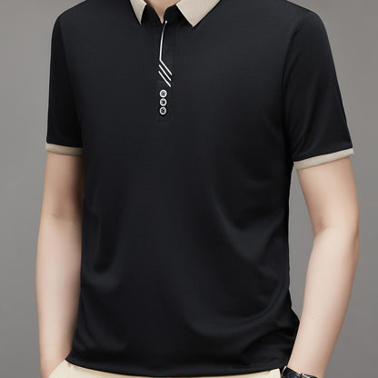Herren Polohemd mit Kontrastkragen – Stilvolles Freizeit- und Business-Poloshirt