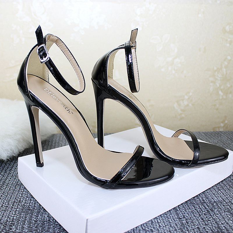 Amanda – Extrahohe Damen High Heels mit Fischmaul-Design