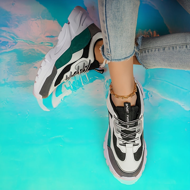 Damen Chunky Sneaker im modernen Stil – Trendige Freizeitschuhe für Alltag & Sport
