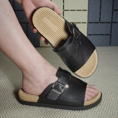 Herren Slide-Sandalen – Bequeme Freizeitschuhe mit Schnalle, ideal für Alltag & Freizeit