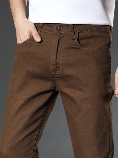 Herren Gerade Jeans im lässigen Workwear-Stil für Alltag und Freizeit