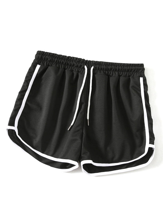 Damen Sport- und Freizeithose mit Kordelzug – Bequeme Shorts für Fitness, Laufen & Alltag