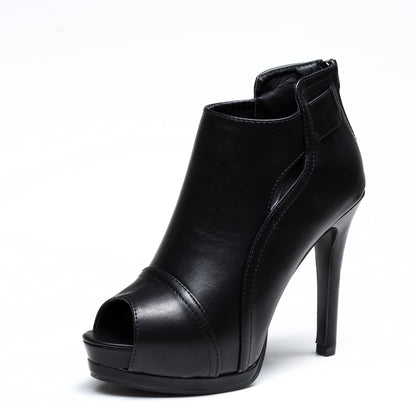 Vanessa – Damen High Heels mit Fischmaul