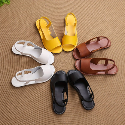 Damen Geflochtene Sling-Sandalen für Alltag und Freizeit