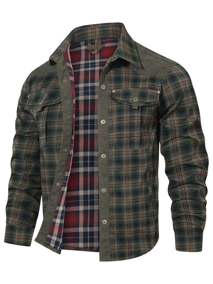 Herren Freizeithemd im Karo-Look – Stilvolles Outdoor Overshirt für Alltag und Freizeit