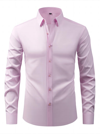 Herren Business-Freizeit Hemd Slim Fit – Elegantes Langarmhemd für Büro und Alltag