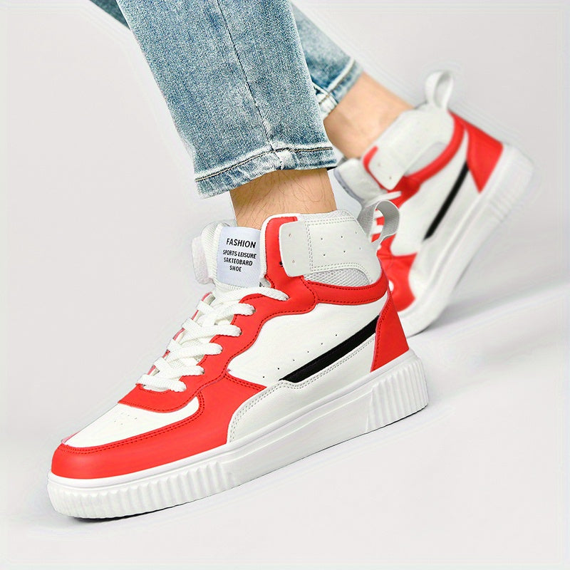 Herren High-Top Sneaker Freizeitschuhe Sportlicher Look Urban Streetwear