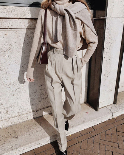 Rachel – Weite Damenhose aus Polyester