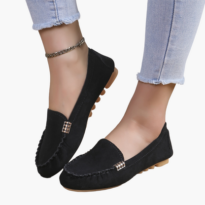Damen Mokassin-Slipper – Bequeme Freizeitschuhe im eleganten Look