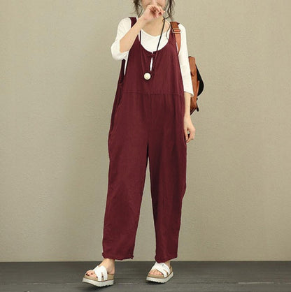 Lisa – Weite Damenlatzhose aus Baumwollmischung