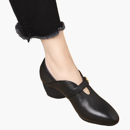 Damen Vintage Mary-Jane Pumps mit Blockabsatz – Elegante Alltags- und Festschuhe