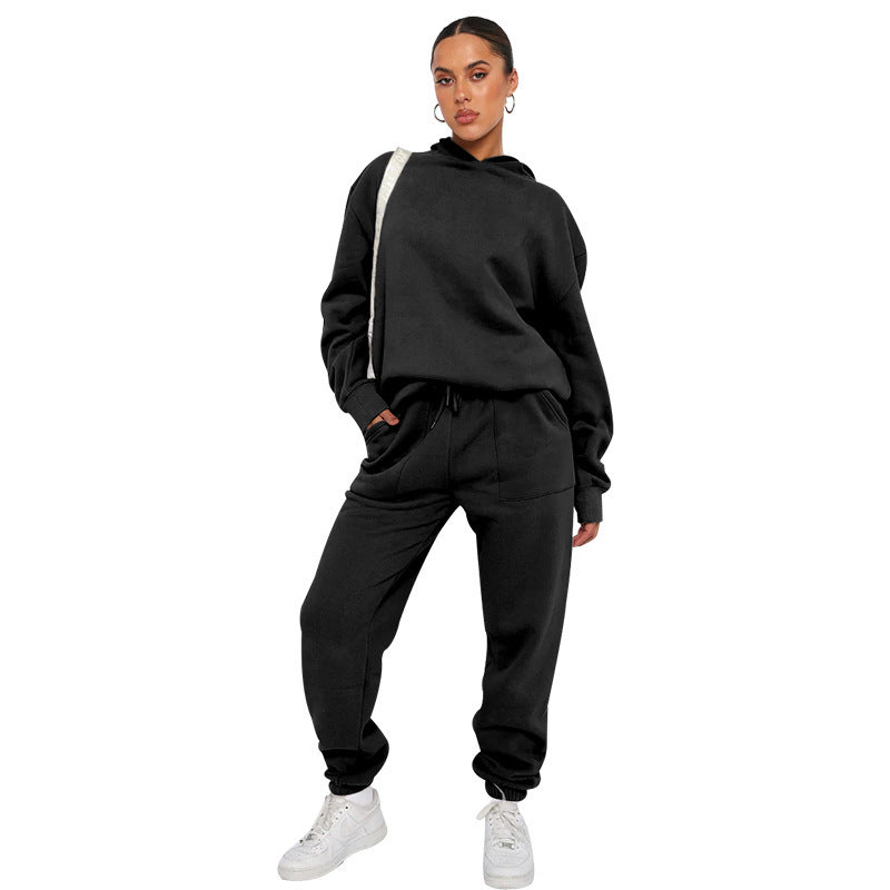 Heather – Kapuzenpullover mit langen Ärmeln aus Polyester