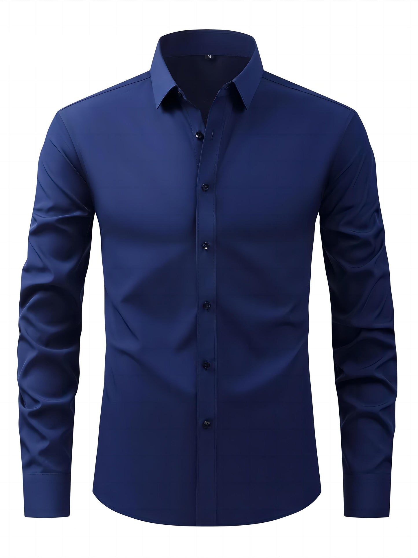 Herren Business-Freizeit Hemd Slim Fit – Elegantes Langarmhemd für Büro und Alltag