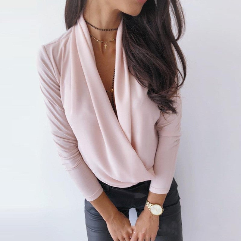 Clara – Damen V-Ausschnitt Shirt