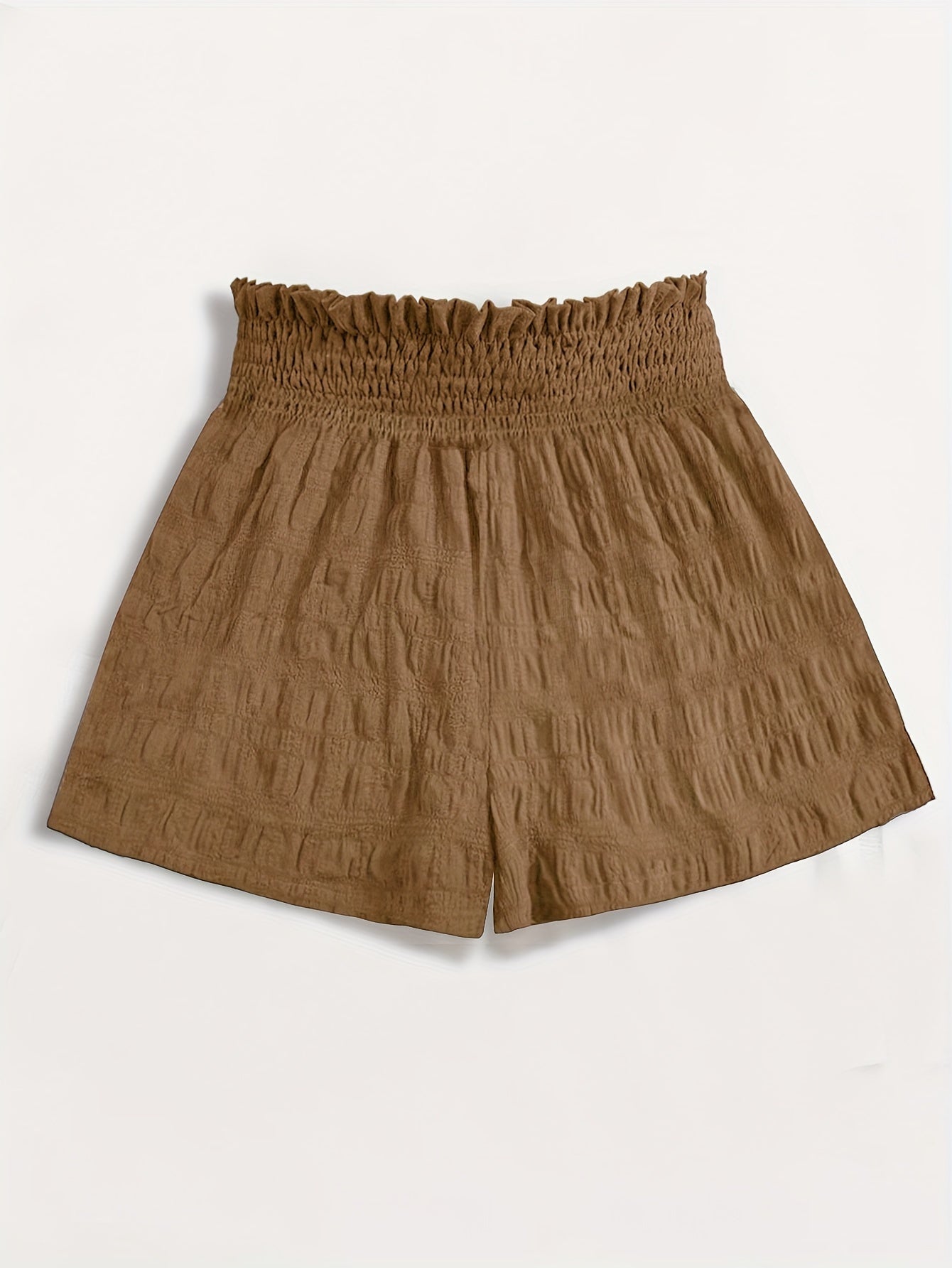 Damen Sommer-Shorts mit Paperbag-Bund und Kordelzug, Freizeit Trendshorts