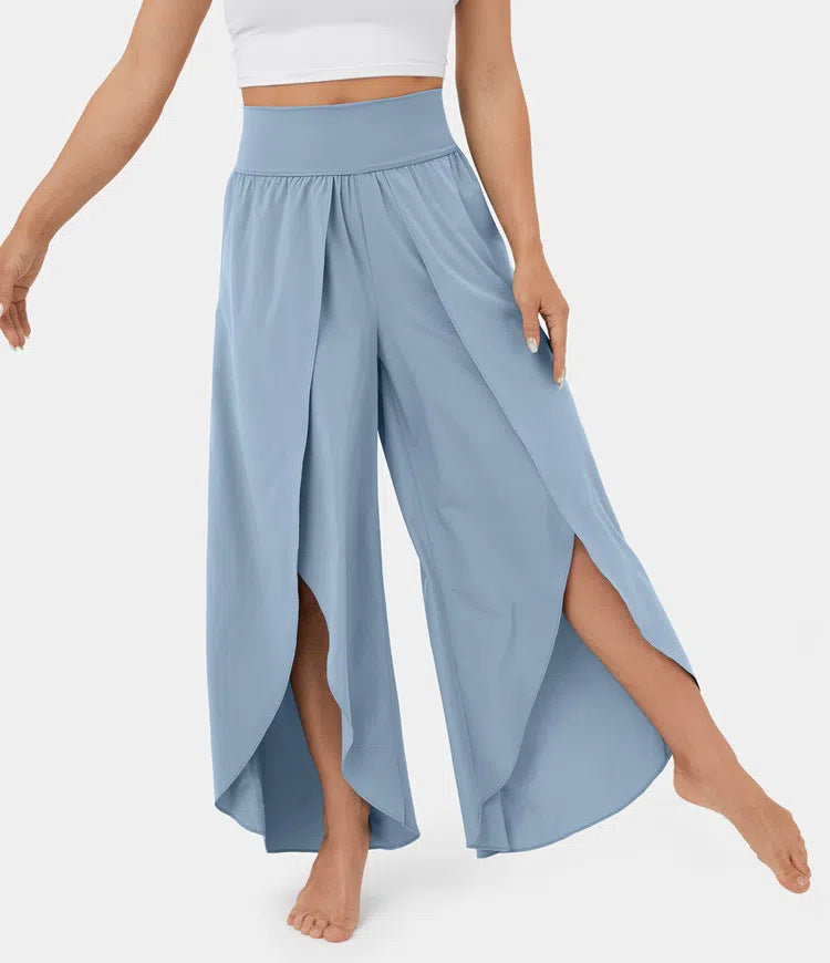 Zoe – Weite Damenhose mit hohem Bund