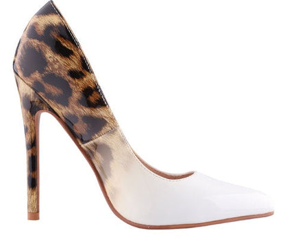 Heidi – Spitzen Pumps mit Leopardenmuster