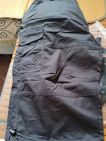 Herren Cargo Outdoor Shorts mit vielen Taschen und langem Schnitt – Ideal für Abenteuer & Freizeit