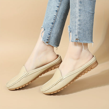 Damen Mokassins Bequeme Slipper für Alltag und Freizeit