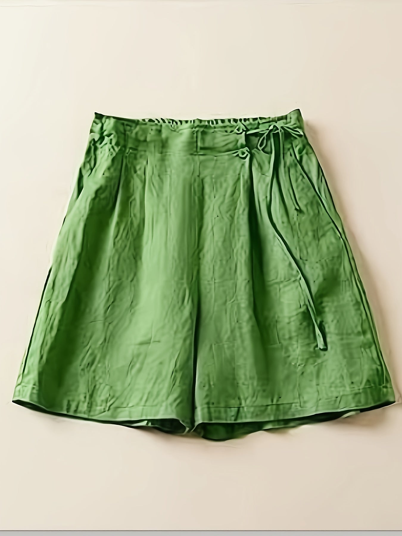 Damen Weite High-Waist Shorts im Casual-Look für Alltag und Freizeit