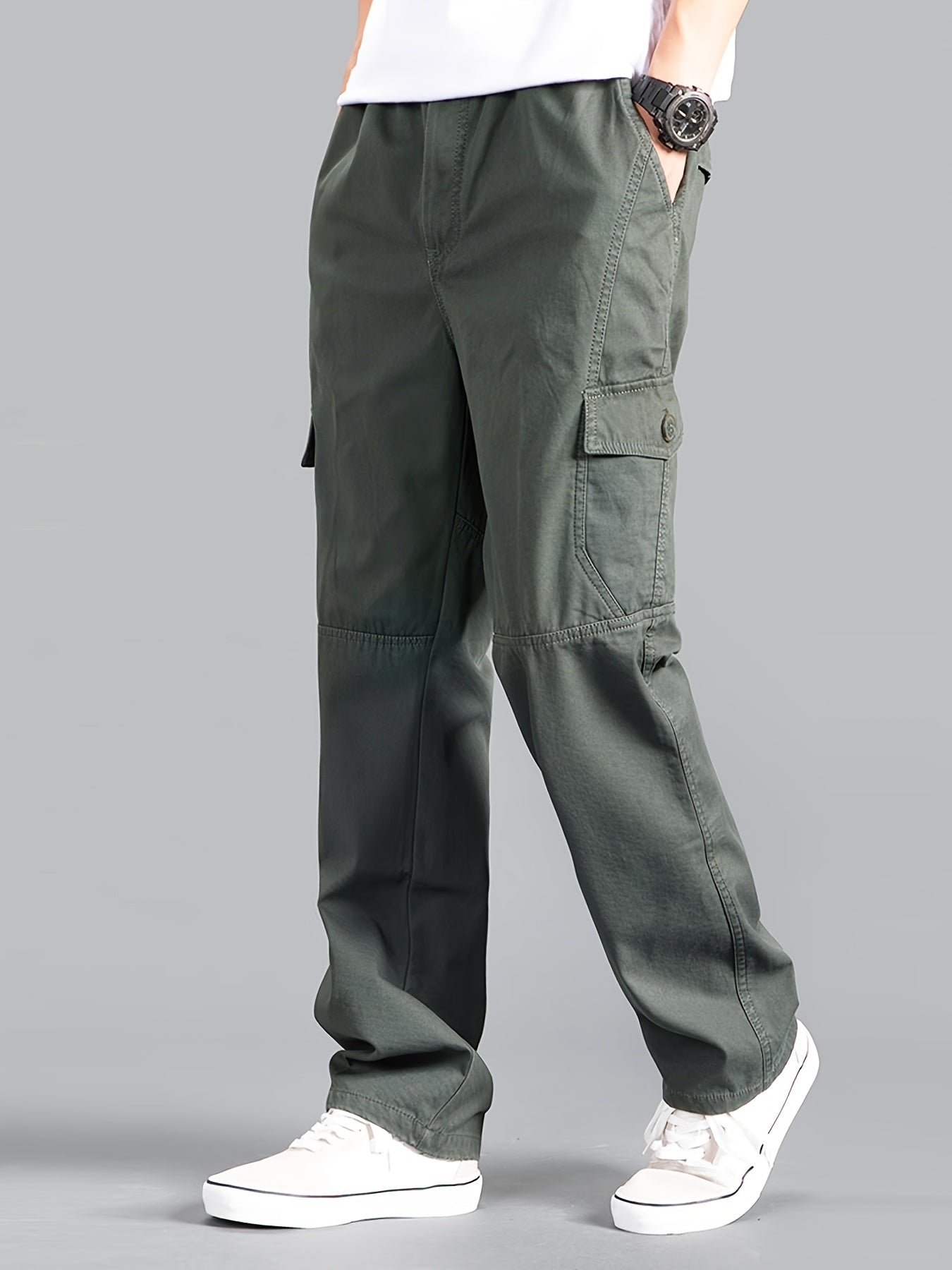 Herren Cargo-Hose mit modernem Schnitt und praktischen Taschen – Lässige Freizeithose für Alltag und Outdoor