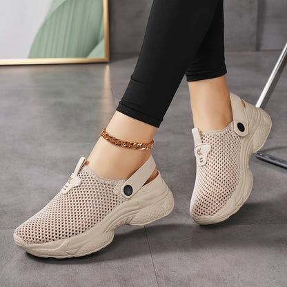 Damen Slip-On Sportliche Clogs für Komfort und Alltag – Atmungsaktive Freizeitschuhe mit Fersenriemen