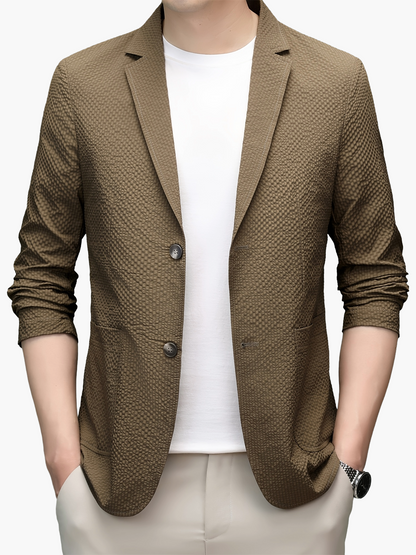 Herren Casual Blazer mit Struktur – Modernes Sakko für Alltag und Business