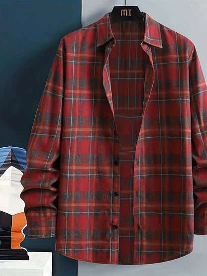 Herren Kariertes Freizeithemd – Klassischer Look für Büro und Alltag