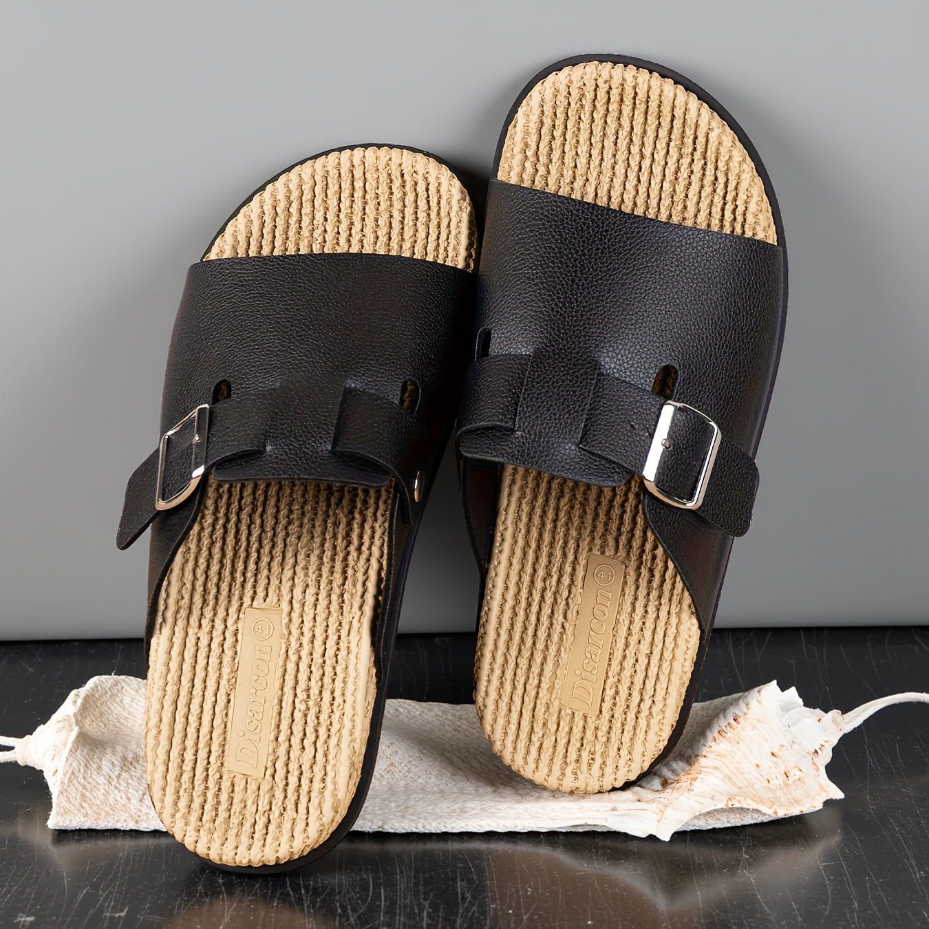 Herren Slide-Sandalen – Bequeme Freizeitschuhe mit Schnalle, ideal für Alltag & Freizeit