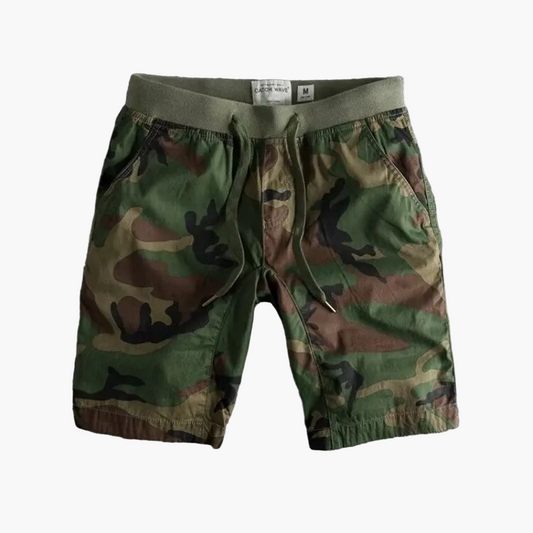 Herren Camouflage Fitness Shorts – Bequeme Alltags- und Trainingsshorts im Tarnmuster-Stil