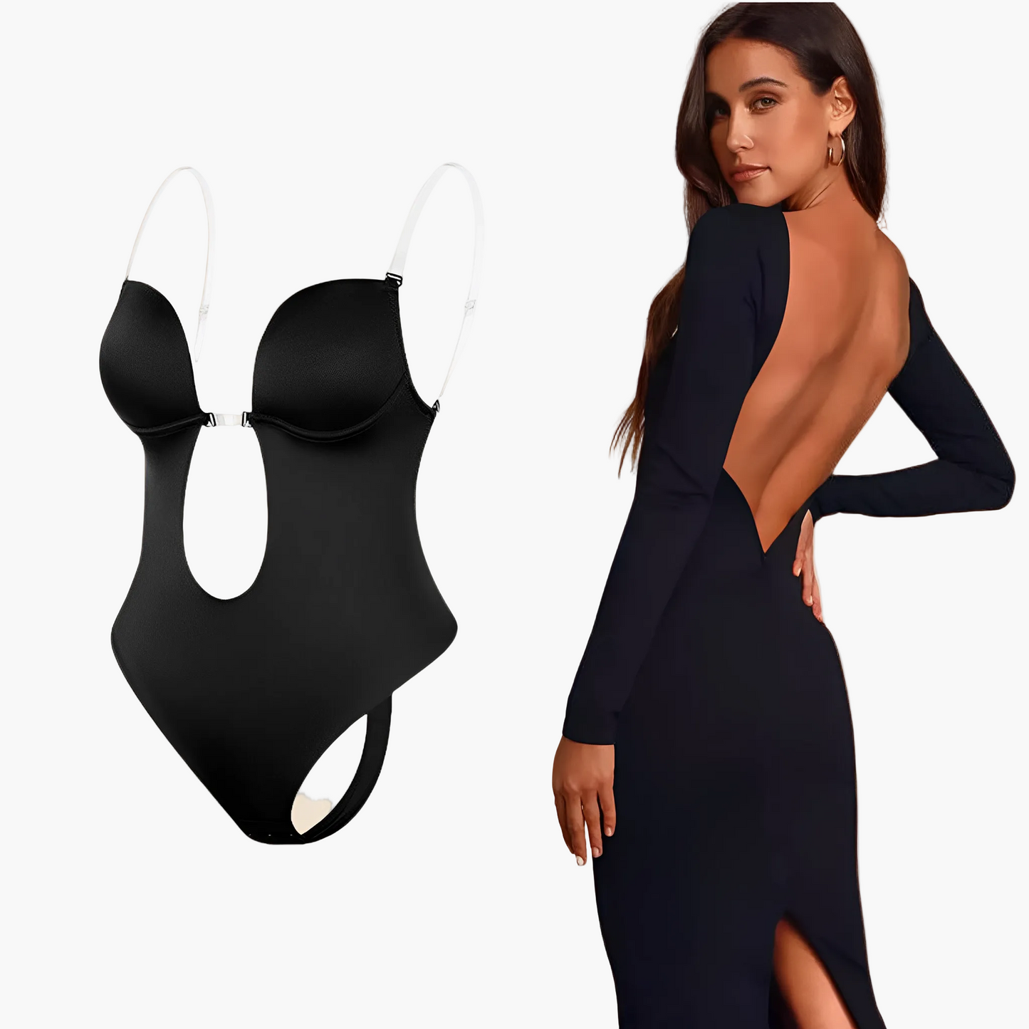 Damen Rückenfreier Bodysuit-BH – Unsichtbarer Body für elegantes Styling und Komfort