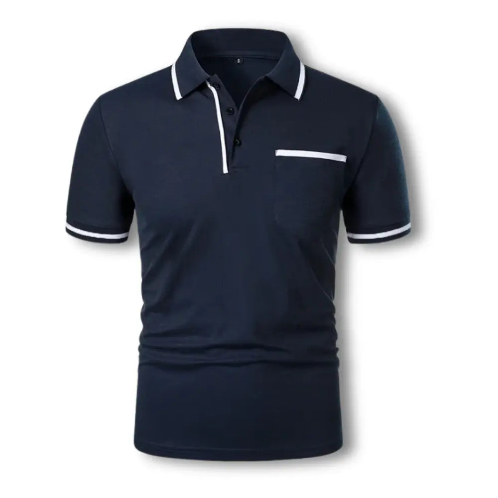 Herren Polohemd Modern Fit mit Kontrastdetails – Stilvolles Freizeit- und Alltagsoutfit