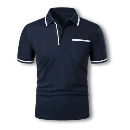 Herren Polohemd Modern Fit mit Kontrastdetails – Stilvolles Freizeit- und Alltagsoutfit