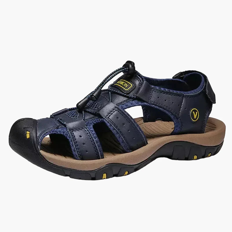 Herren Outdoor Trekking-Sandalen – Bequeme Wandersandalen mit Zehenschutz für Abenteuer und Alltag