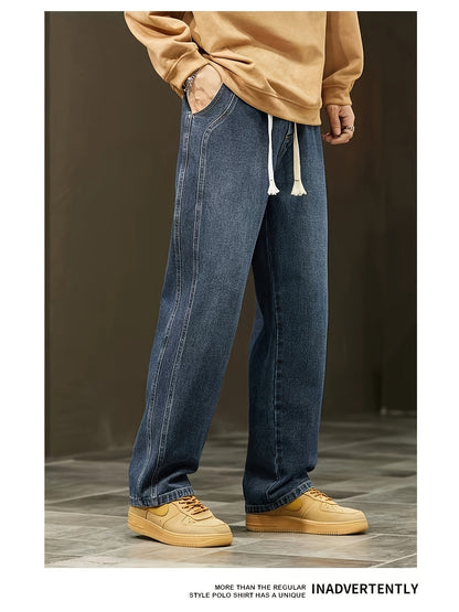 Herren Baggy Jeans im Urban Streetwear Stil – Weite Passform für Freizeit & Alltag