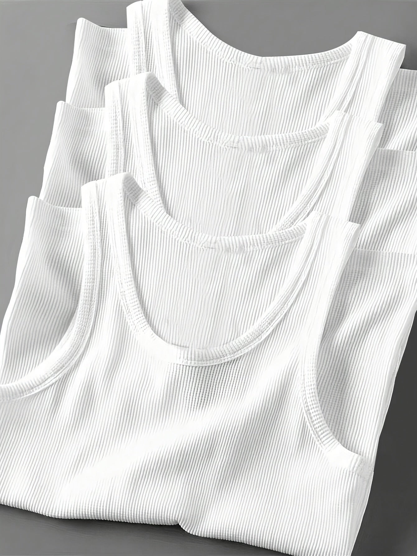 Herren Sport Tanktop mit Rippstruktur – Modernes Fitnesstop für Training und Freizeit