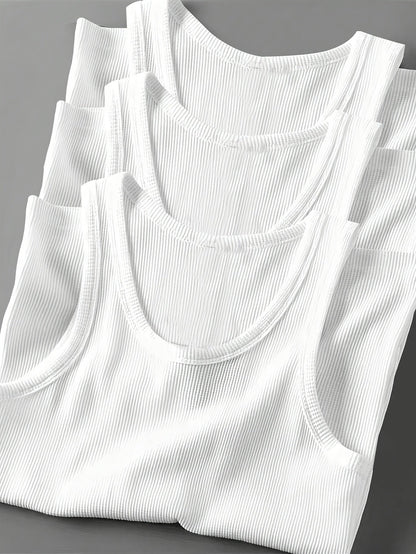 Herren Sport Tanktop mit Rippstruktur – Modernes Fitnesstop für Training und Freizeit