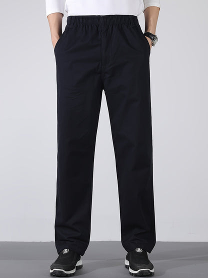 Herren Gerade Schnitt Freizeithose – Bequeme Alltags- und Businesshose
