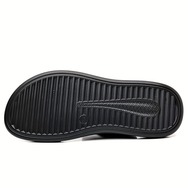Herren Komfort-Sandalen für Alltag und Freizeit – Bequeme Slip-On Pantoletten mit sportlichem Design