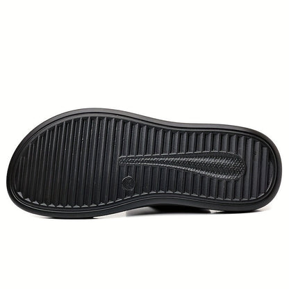 Herren Komfort-Sandalen für Alltag und Freizeit – Bequeme Slip-On Pantoletten mit sportlichem Design