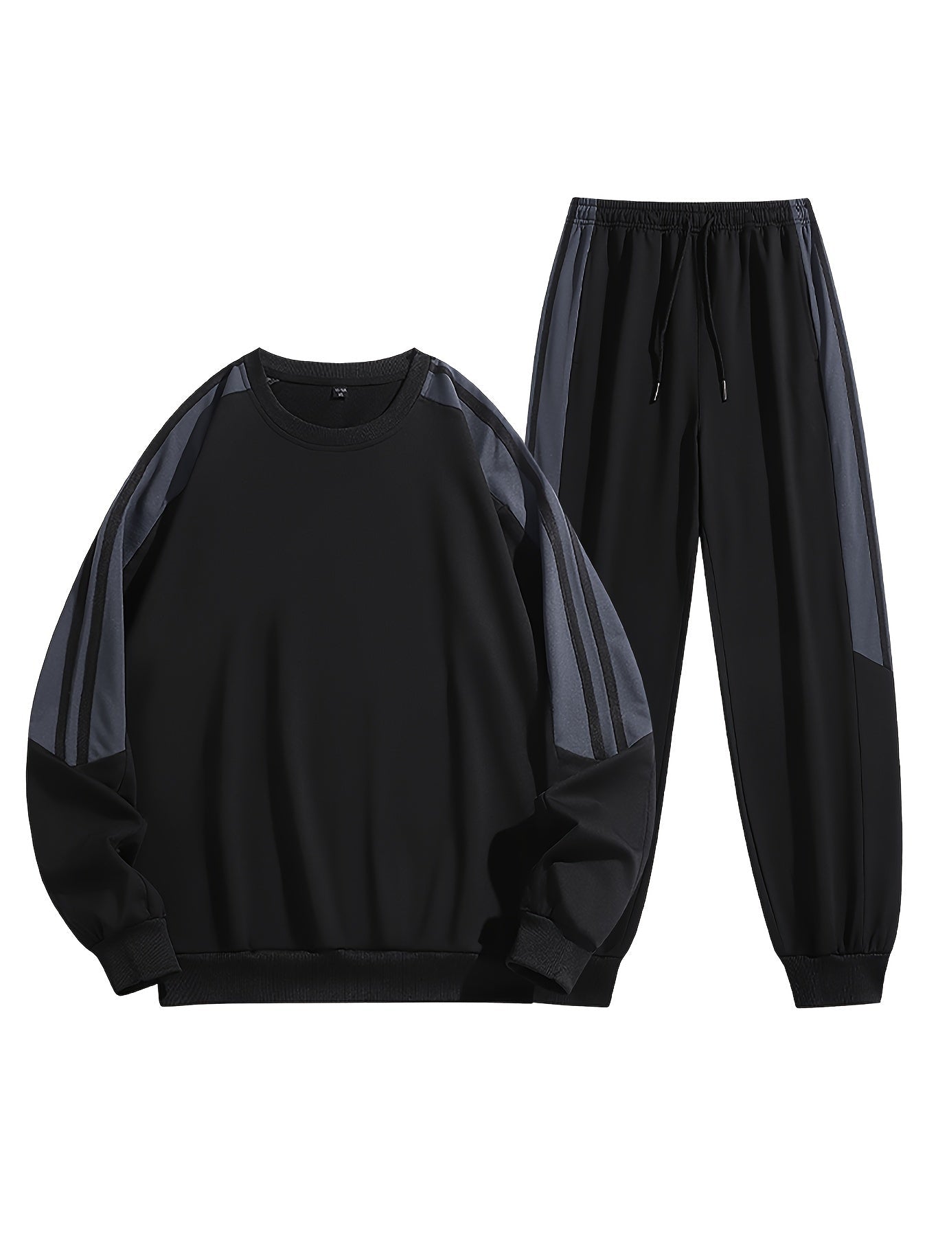Herren Trainingsanzug Sportlich Freizeit Zweiteiler Set – Lässiger Style für Alltag und Sport