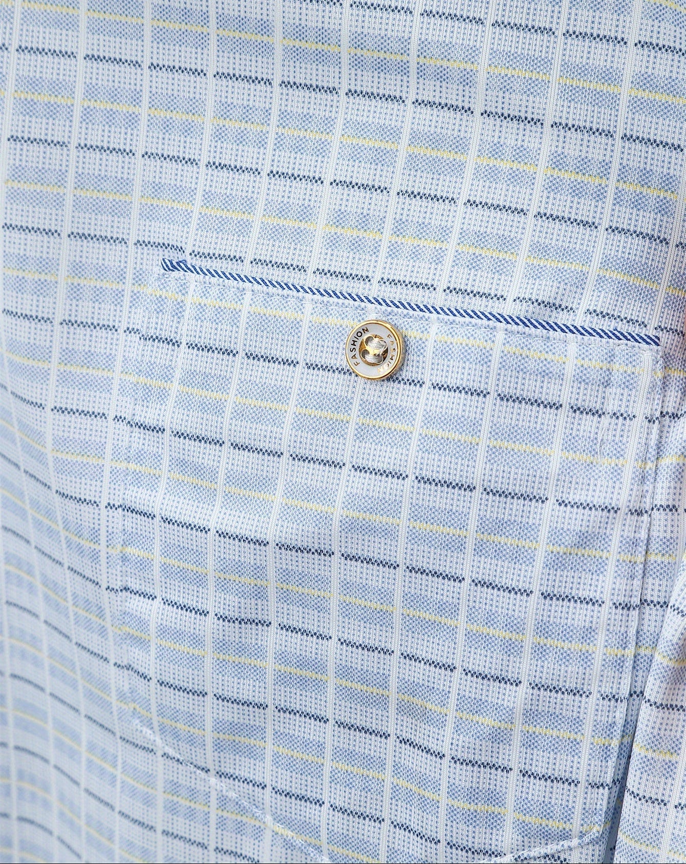 Herren Polohemd Kariert Modern Business Casual
