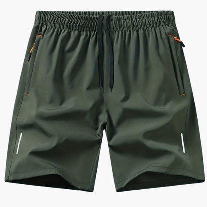 Herren Sportshorts Fitness Laufshorts mit Reißverschlusstaschen – Bequeme Trainingsshorts