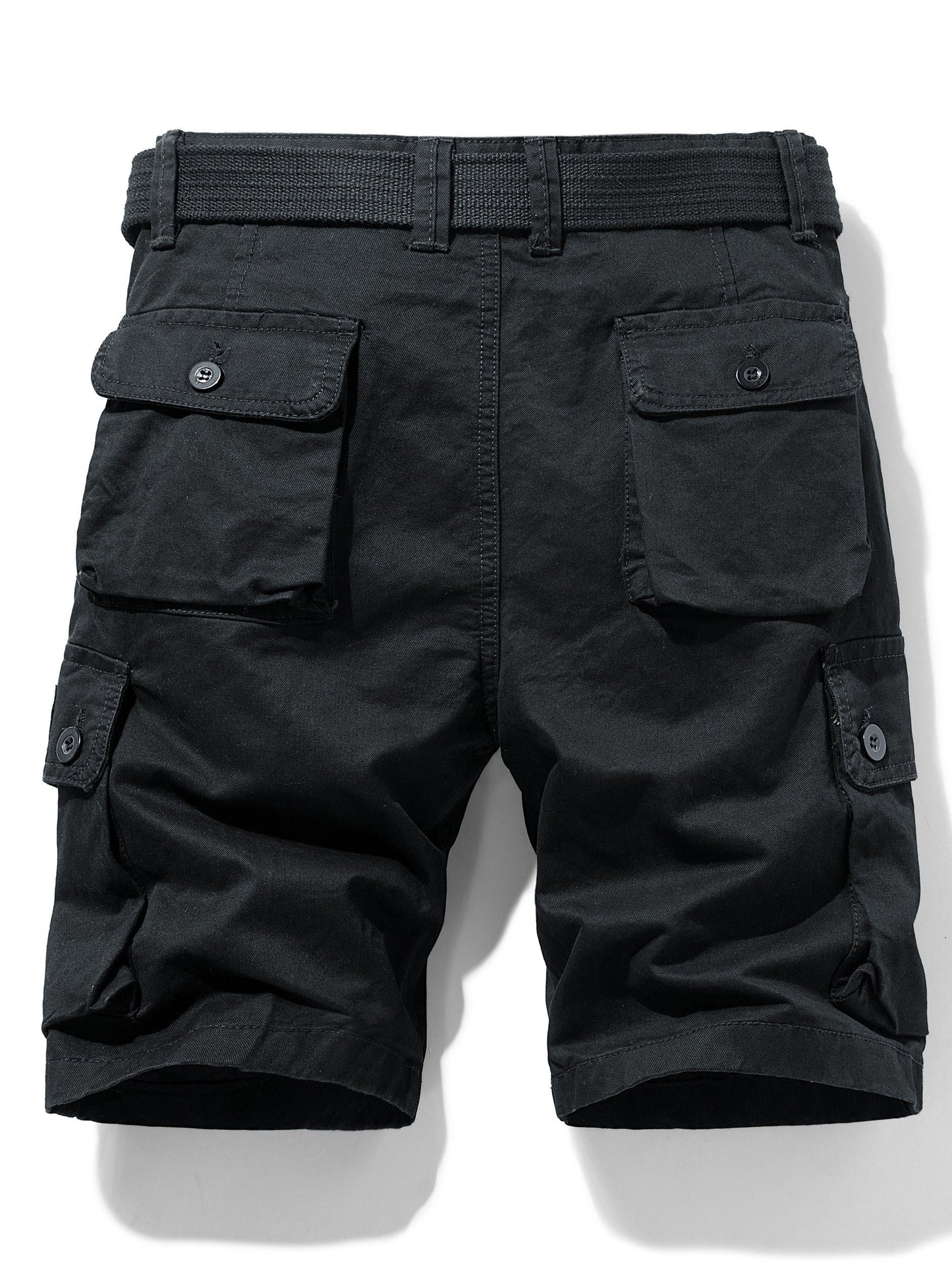 Herren Cargo Shorts Freizeit Klassisch mit Gürtel und Taschen